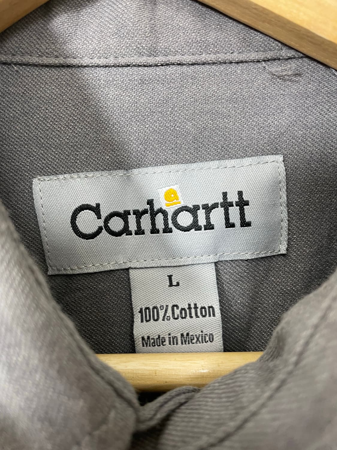 칼하트Carhartt 그레이 코튼 셔츠 L - S39 상품이미지4