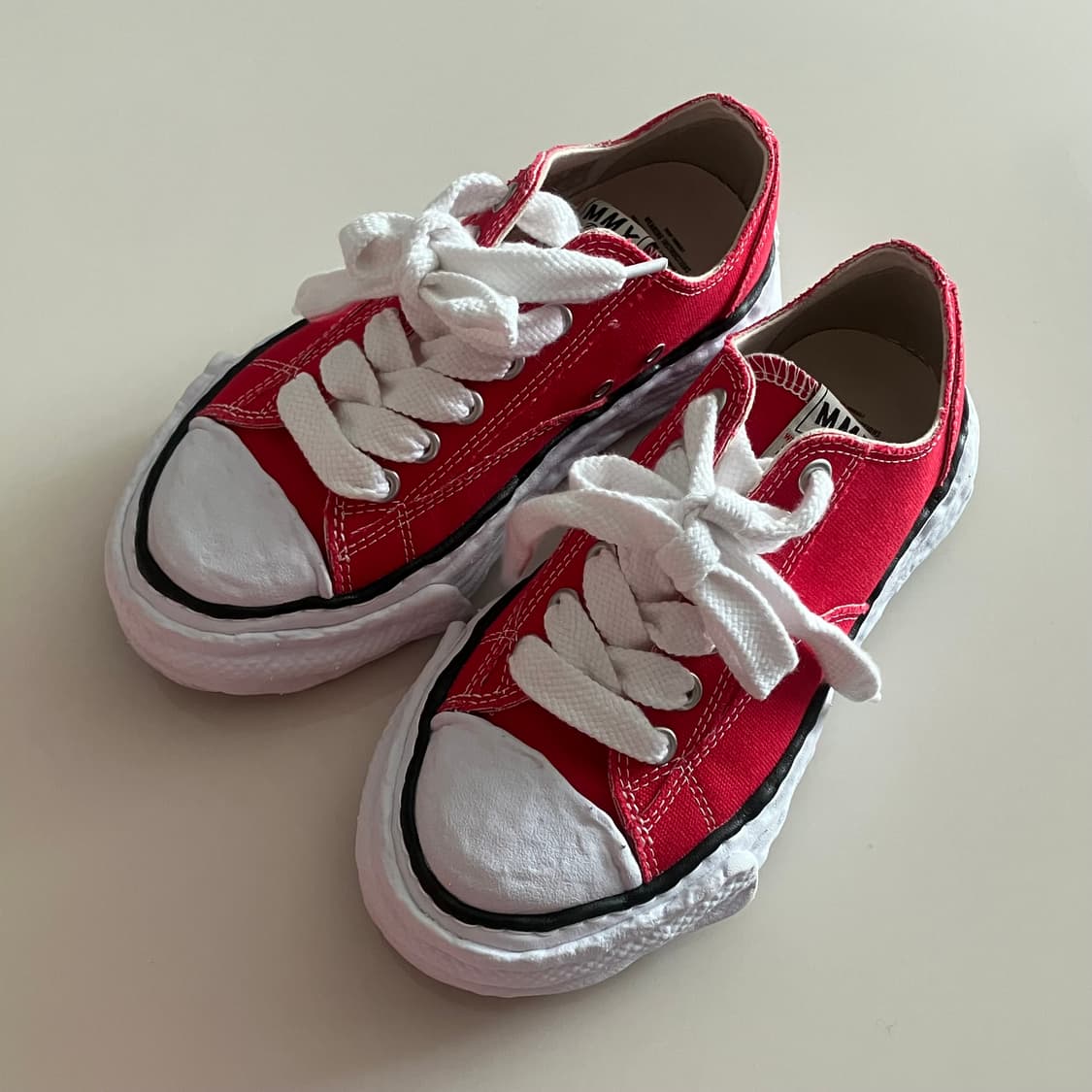 미하라 야스히로 피터슨 오리지널 솔 캔버스 로우 컷 스니커즈 240 상품이미지1