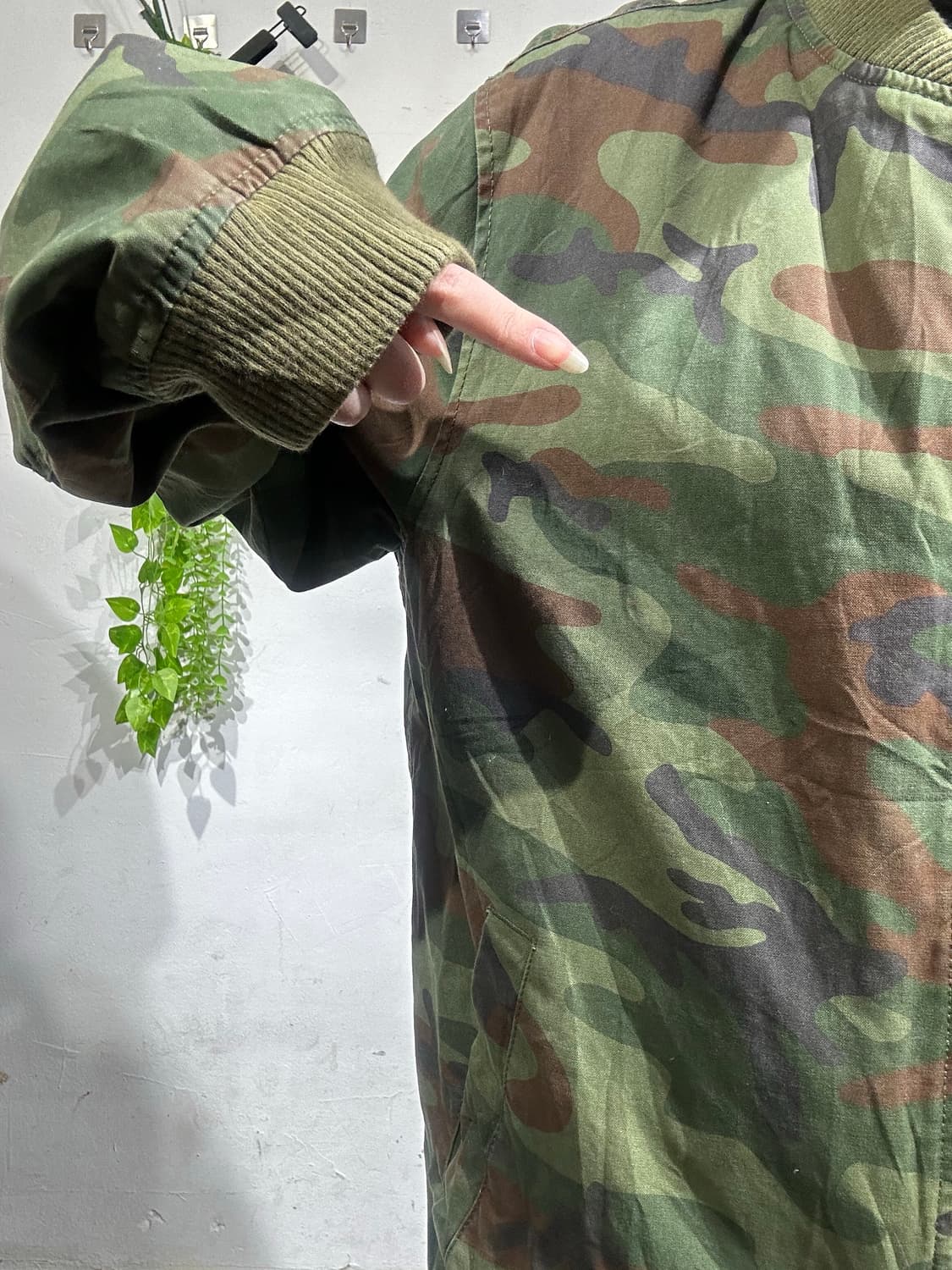 갭 카키 밀리터리 카모 잠바 블루종 자켓 M 상품이미지4