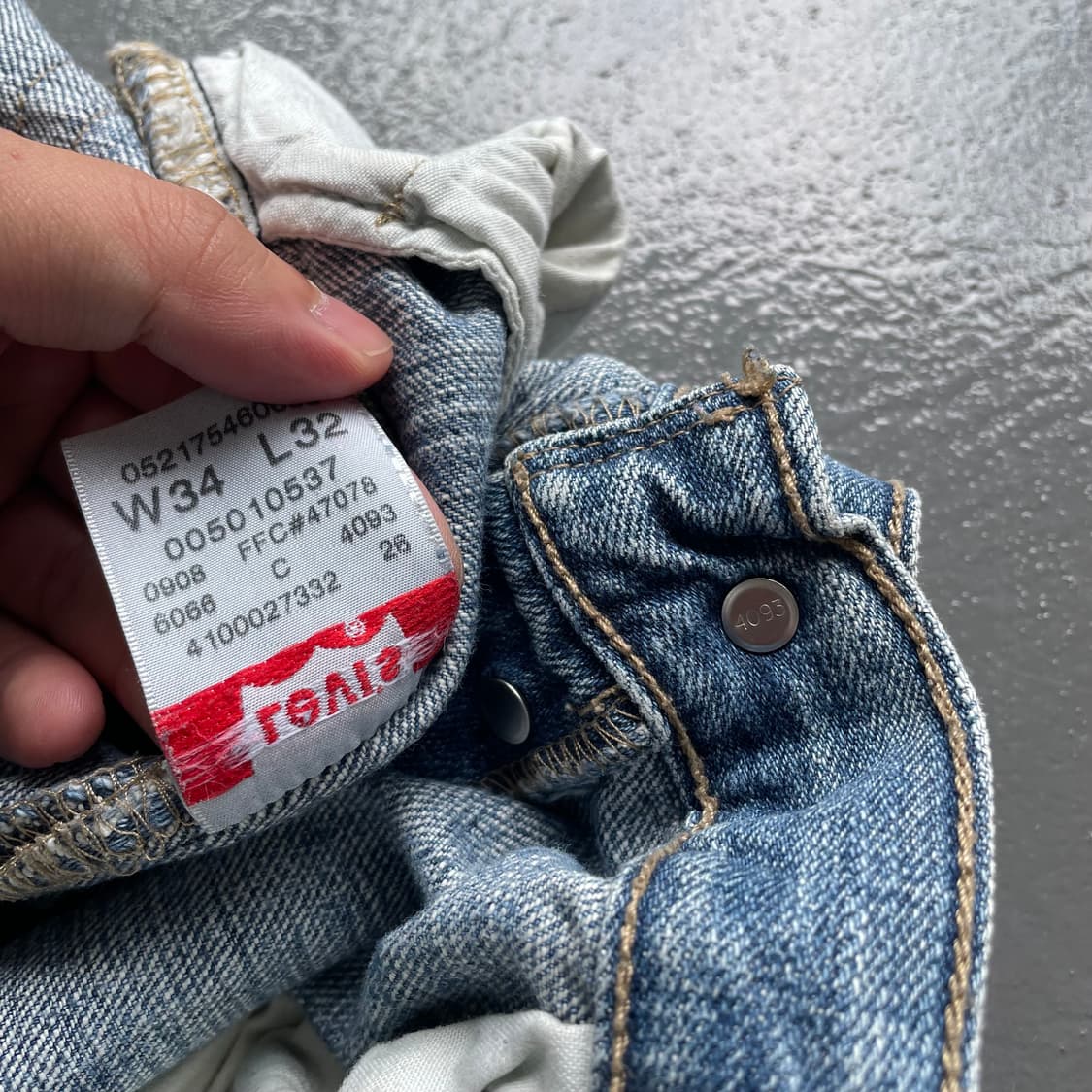 리바이스 501 데님 상품이미지7