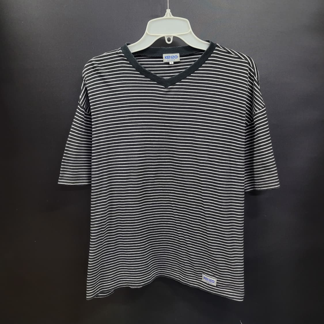 KENZO 겐조 옴므 브이넥 오버핏 셔츠  상품이미지1