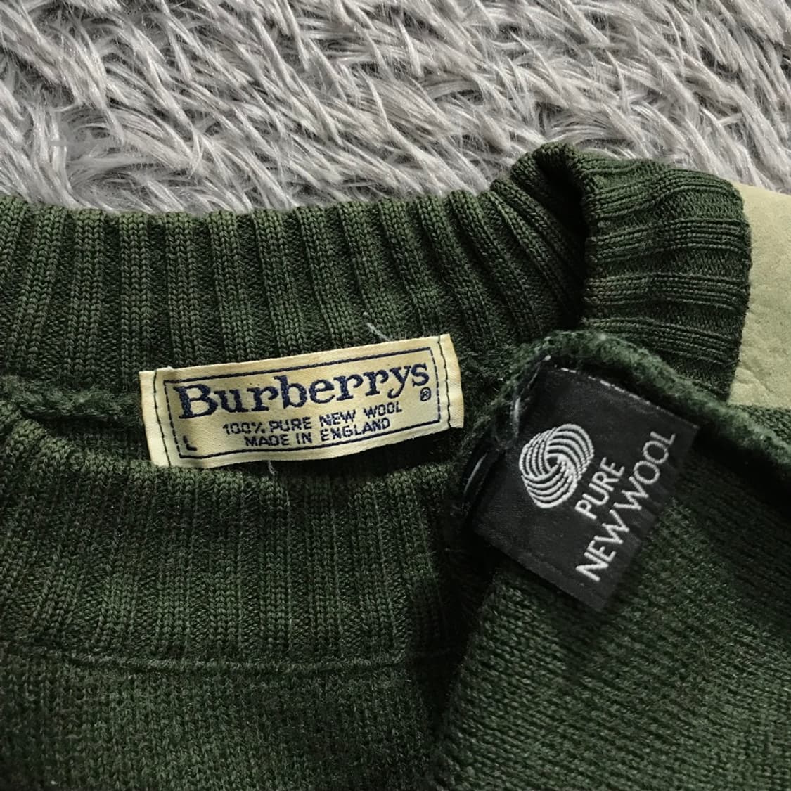 [[L] 버버리(BBR) 엘보 패치 코만도 울 니트@162 상품이미지5