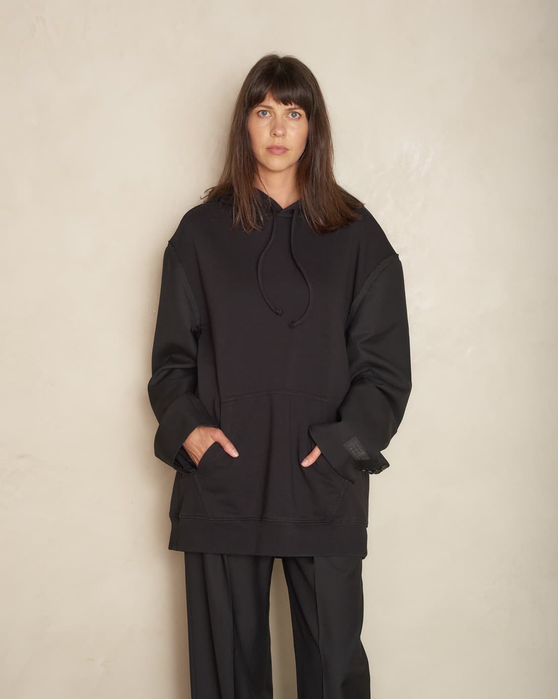 @새상품@ 마르지엘라 mm6 후드 자켓 롱 슬리브리스 오버사이즈 상품이미지5