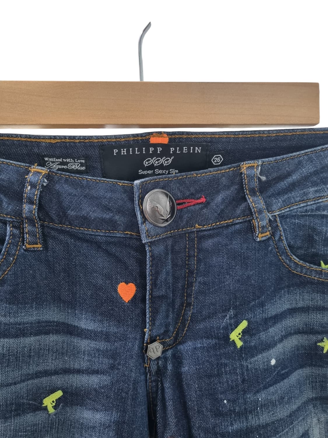 필립플레인 자수 청바지 26 상품이미지3