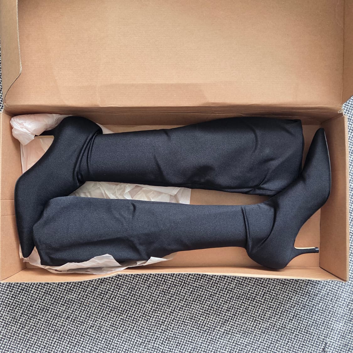 새틴 니하이부츠 상품이미지6