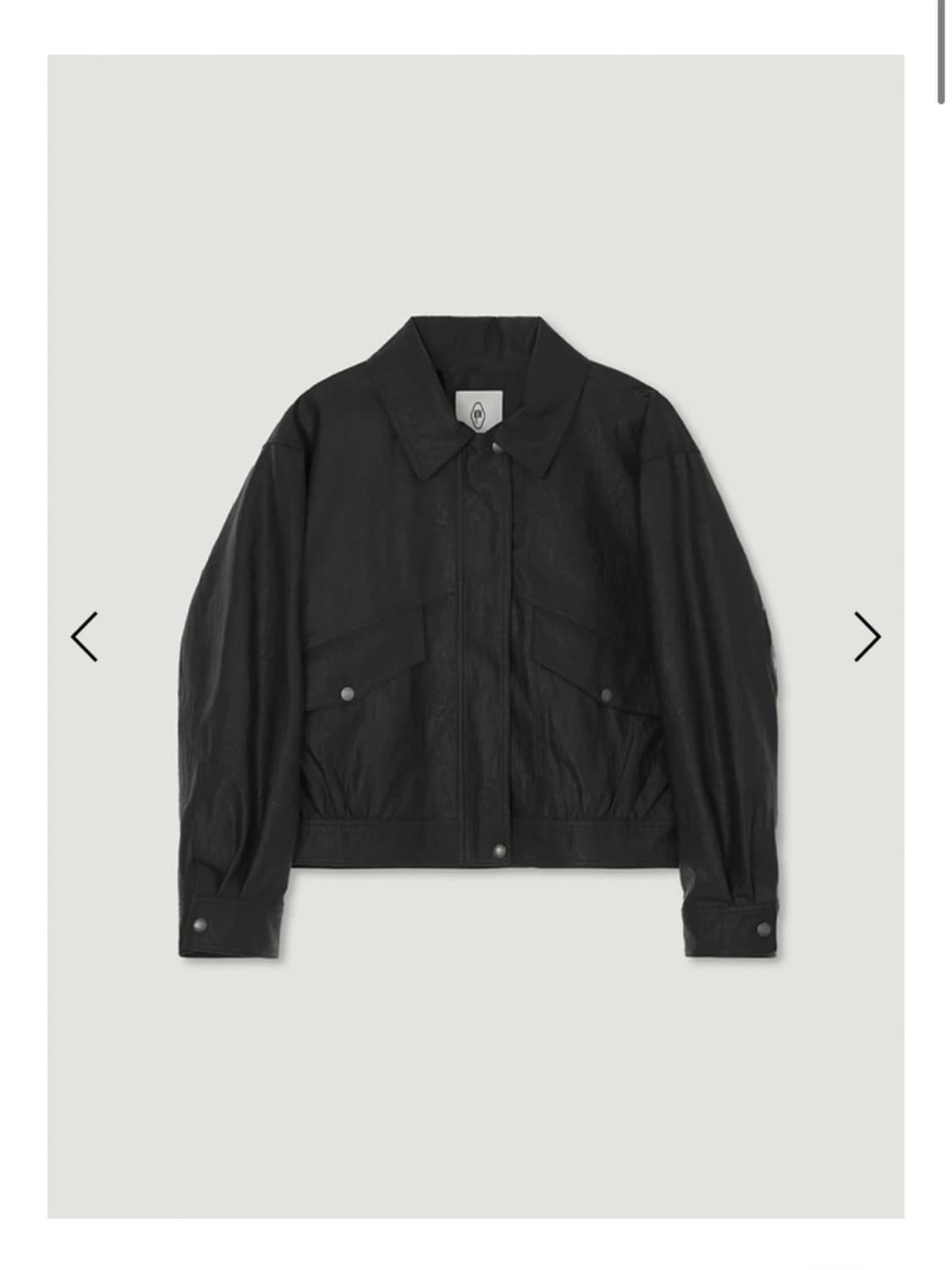 망고매니플리즈 VICTO 레더 자켓 블랙 상품이미지2