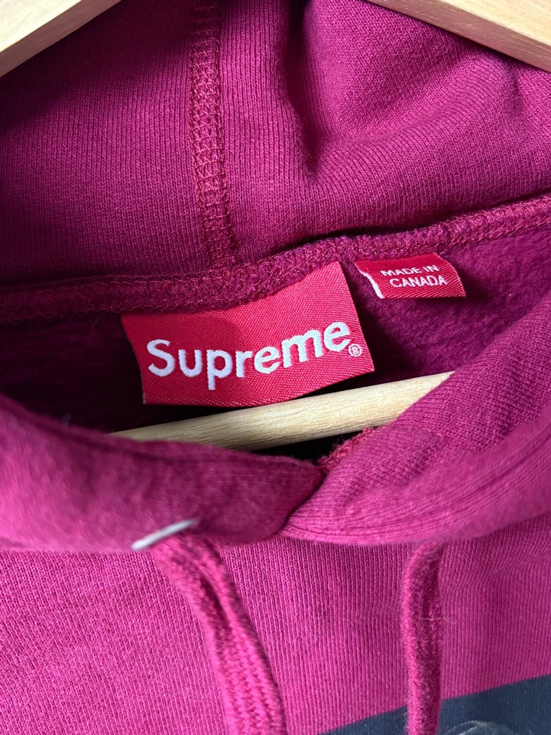 슈프림 x 낸골딘 미스티 앤드 지미 파울렛 버건디 후드 상품이미지5