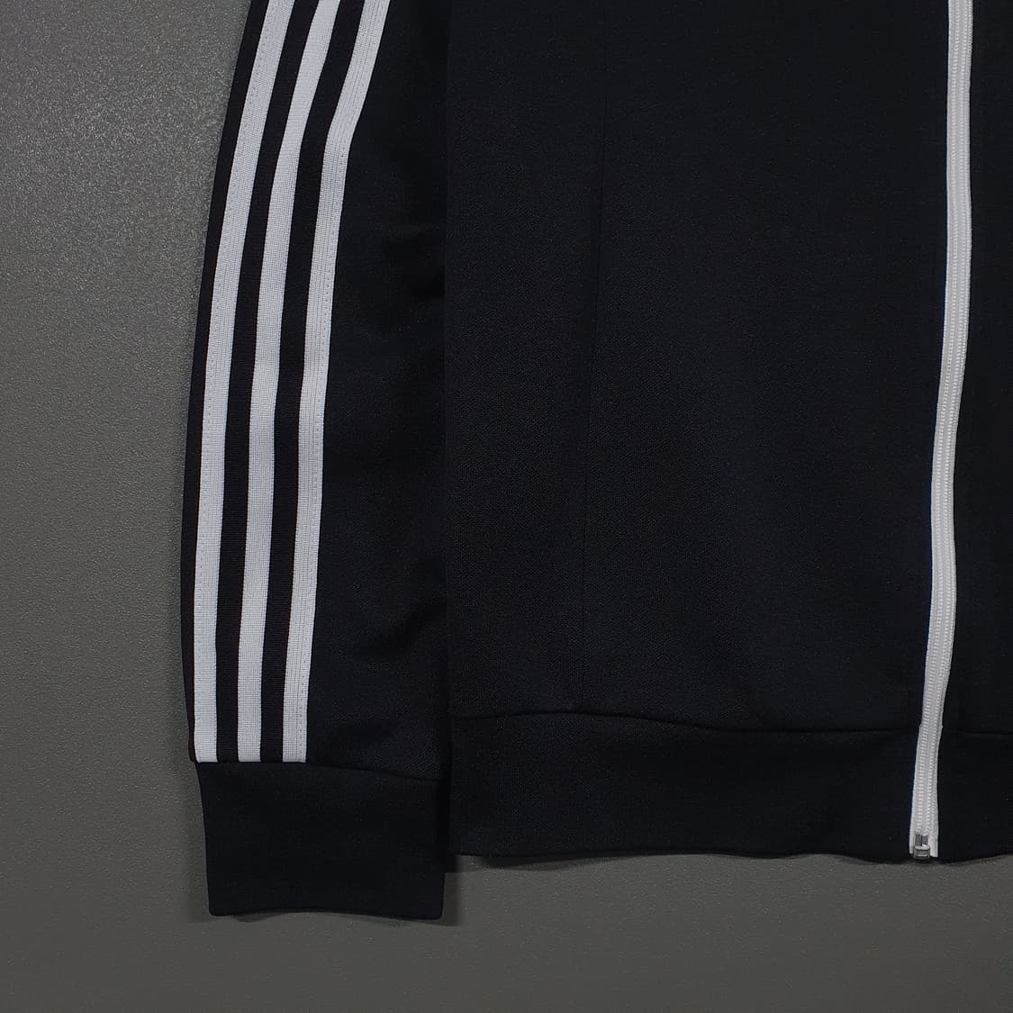 95 (M) 아디다스 유로파 파이어버드 트랙탑 져지 자켓 희귀 벨벳 블랙 상품이미지4