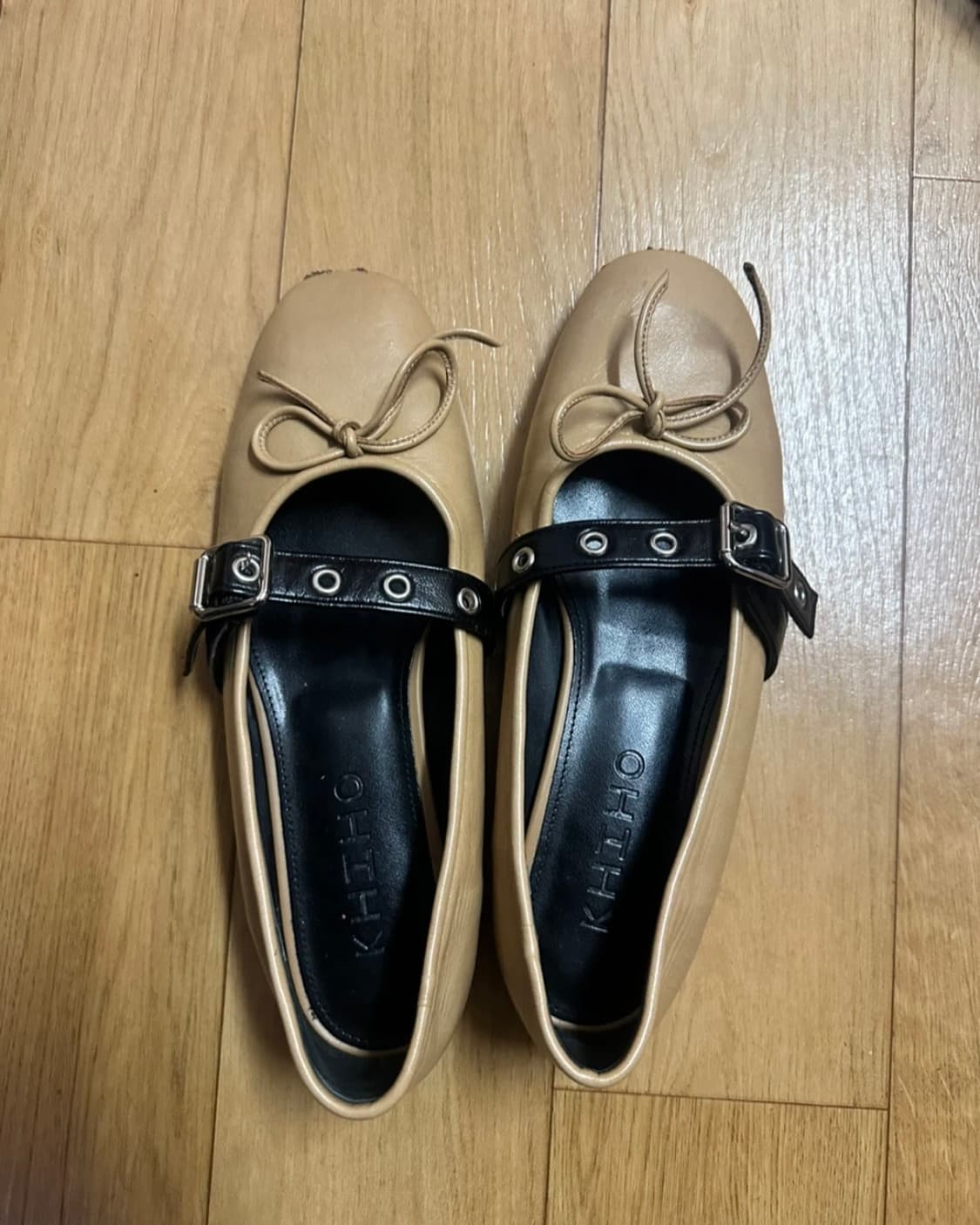 기호 khiho 버클 스트랩 발레리나 플랫 슈즈 상품이미지2