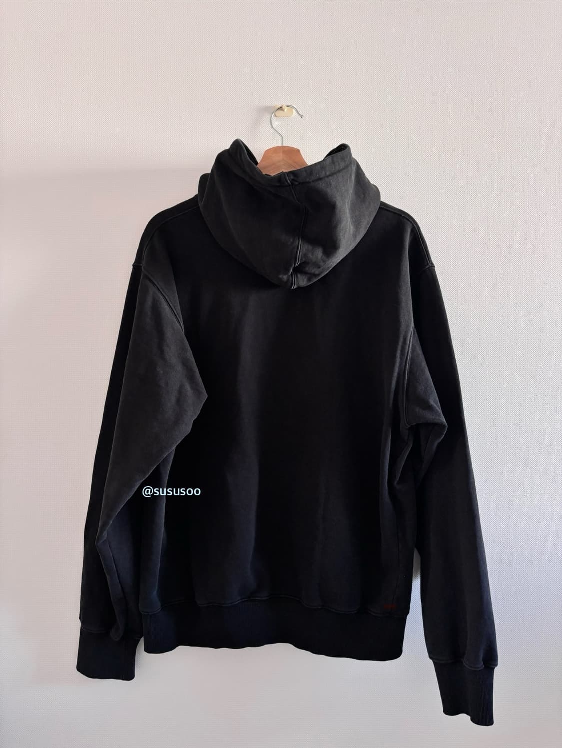 디스이즈네버댓 후드티 블랙 L ( 디네댓 T-Logo Hoodie ) 상품이미지3