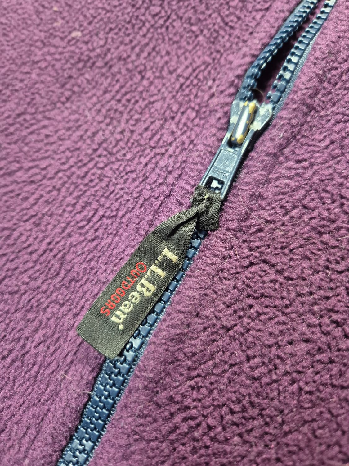 90s 엘엘빈 플리스 짚업 상품이미지4