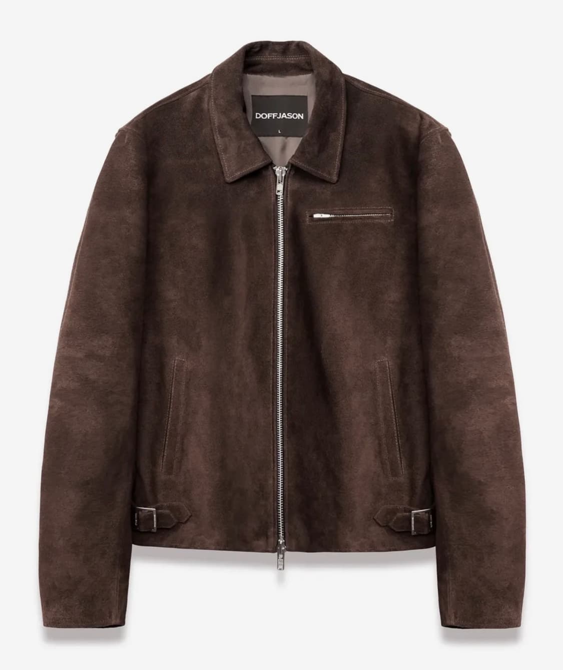 (XL) 도프제이슨 풀업 스웨이드 클래식 싱글 자켓 모카 상품이미지1