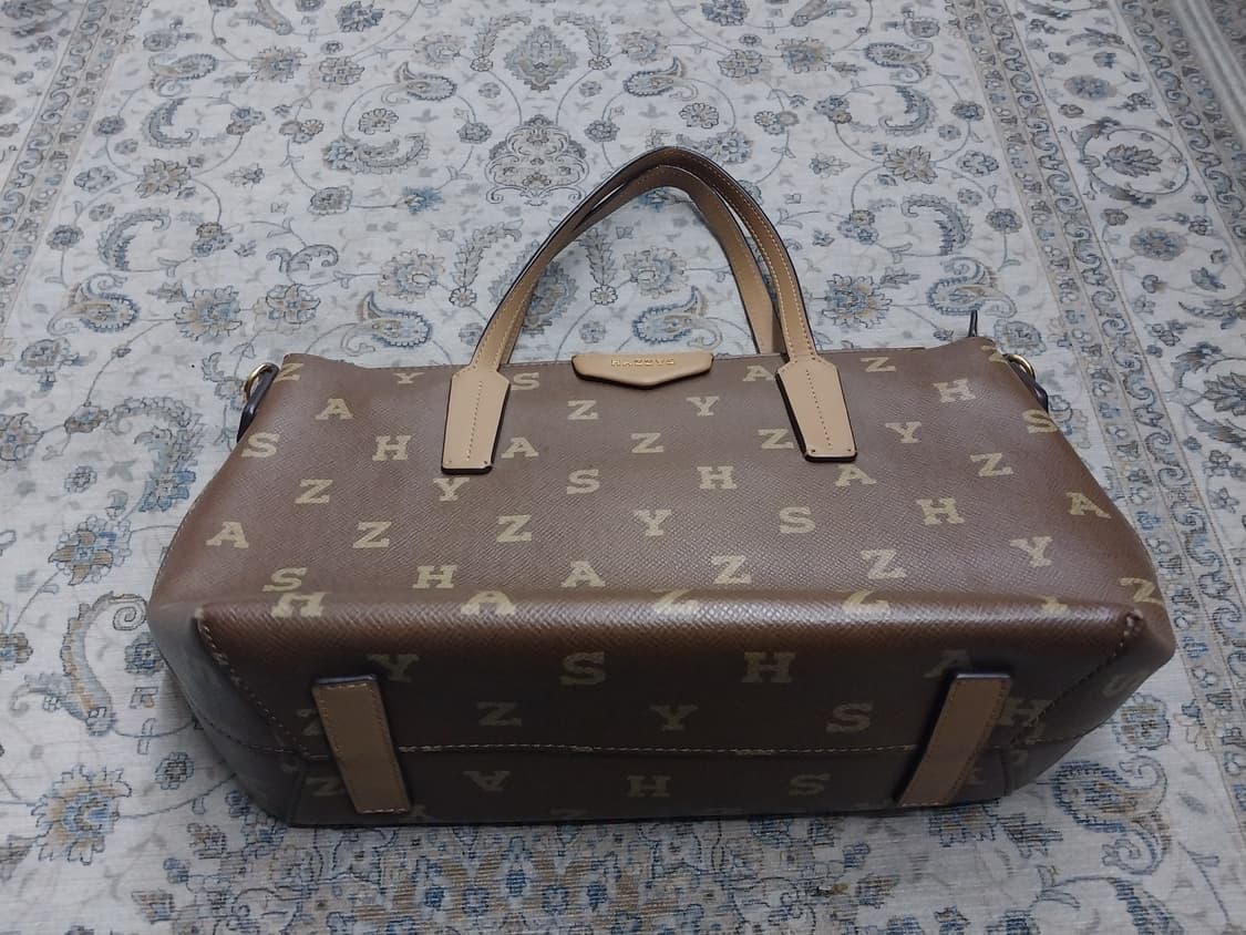 HAZZYS 로고 패턴 토트백 (어깨끈분실) 상품이미지4