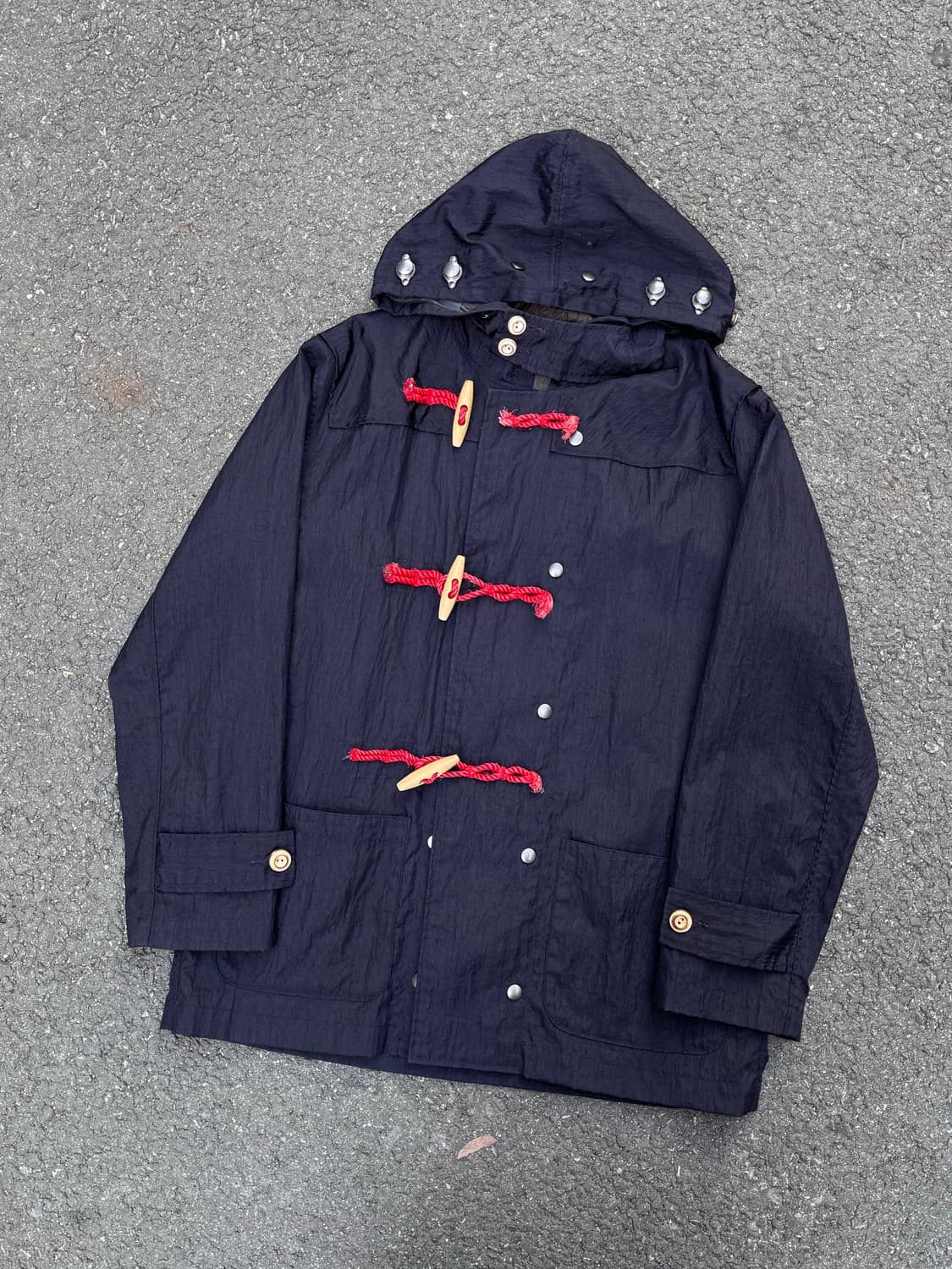 캐피탈 네이비 더플 토글 후드자켓  상품이미지2