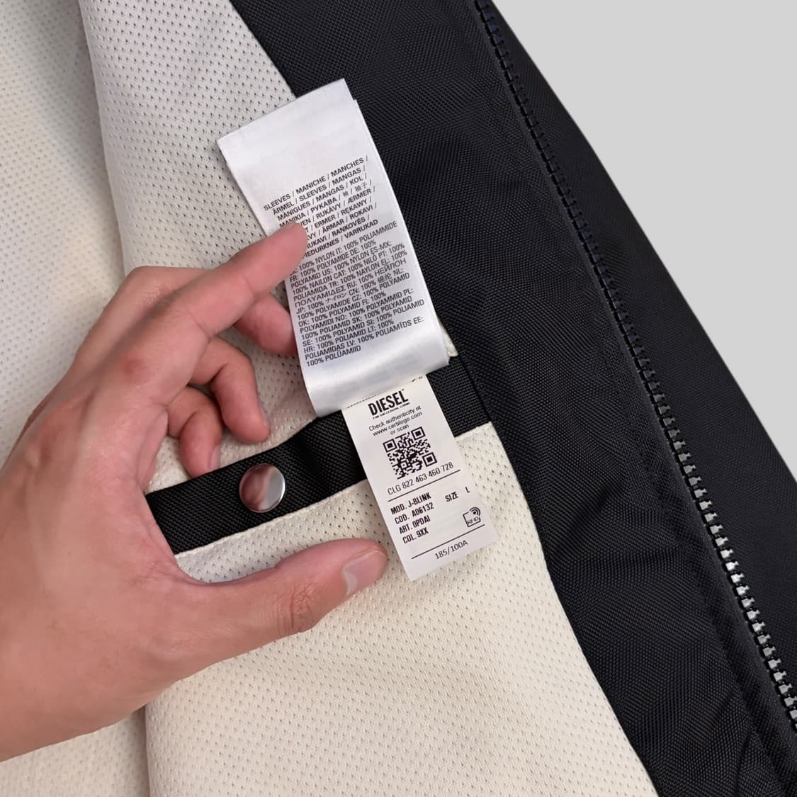 디젤 바이커 자켓 L 상품이미지3