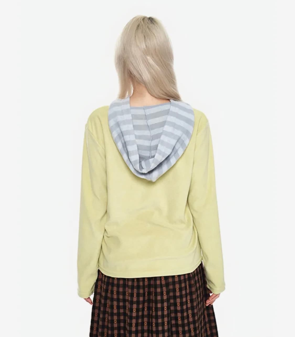 유쓰배쓰 후디 헨리 티 옐로우 m 상품이미지2