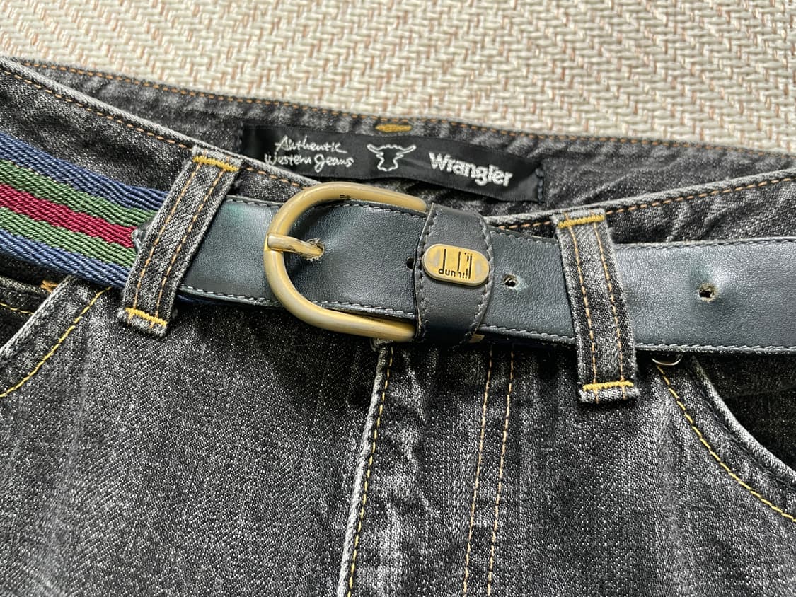 던힐 멀티컬러 레더 벨트  상품이미지2