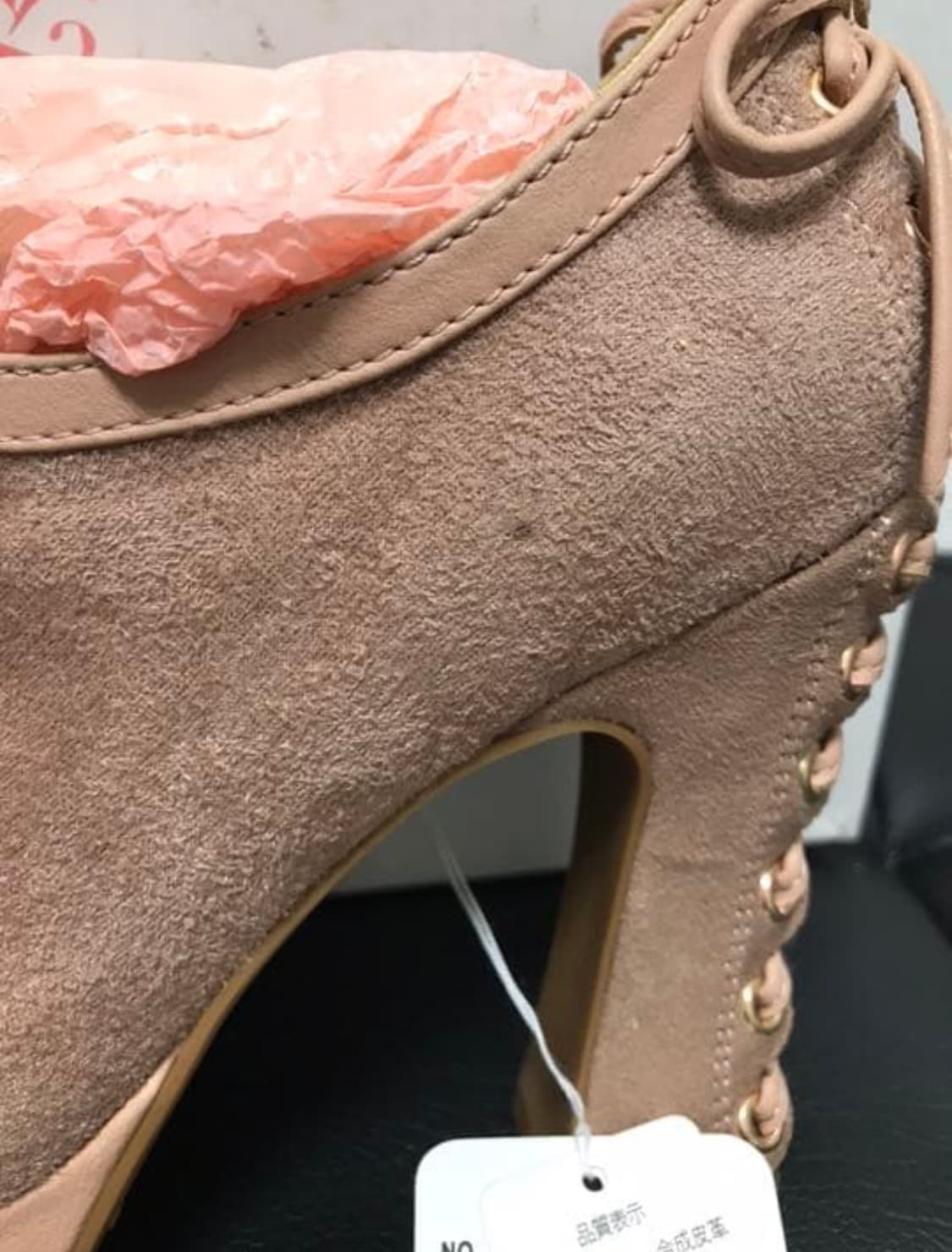 리즈리사 레이스업 힐 펌프스 구두 s사이즈 225 상품이미지4