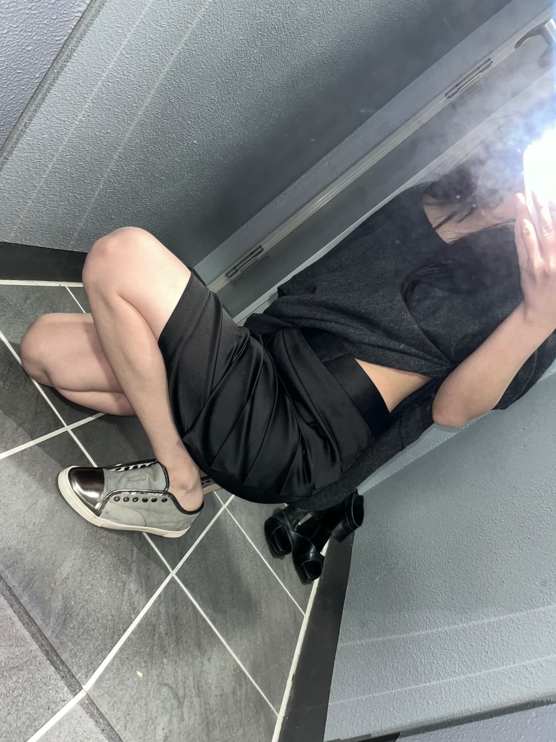 Vintage 핀턱 스커트 상품이미지4