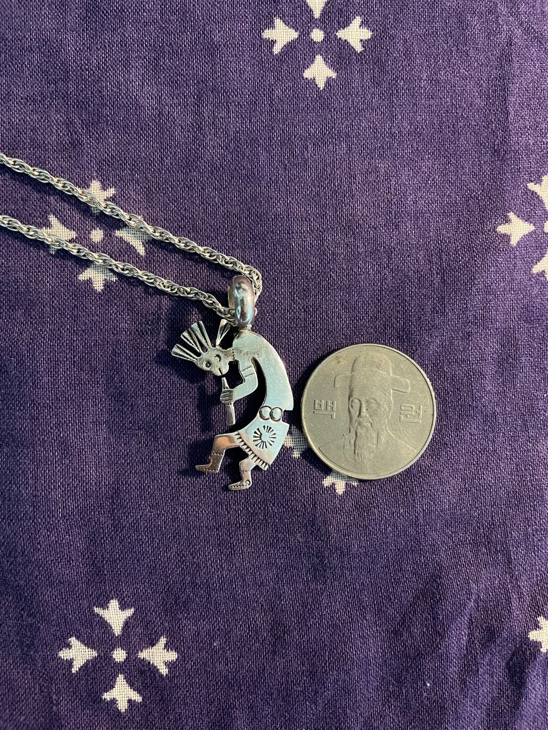 Vintage 925 Silver Kokopelli Necklace 상품이미지6