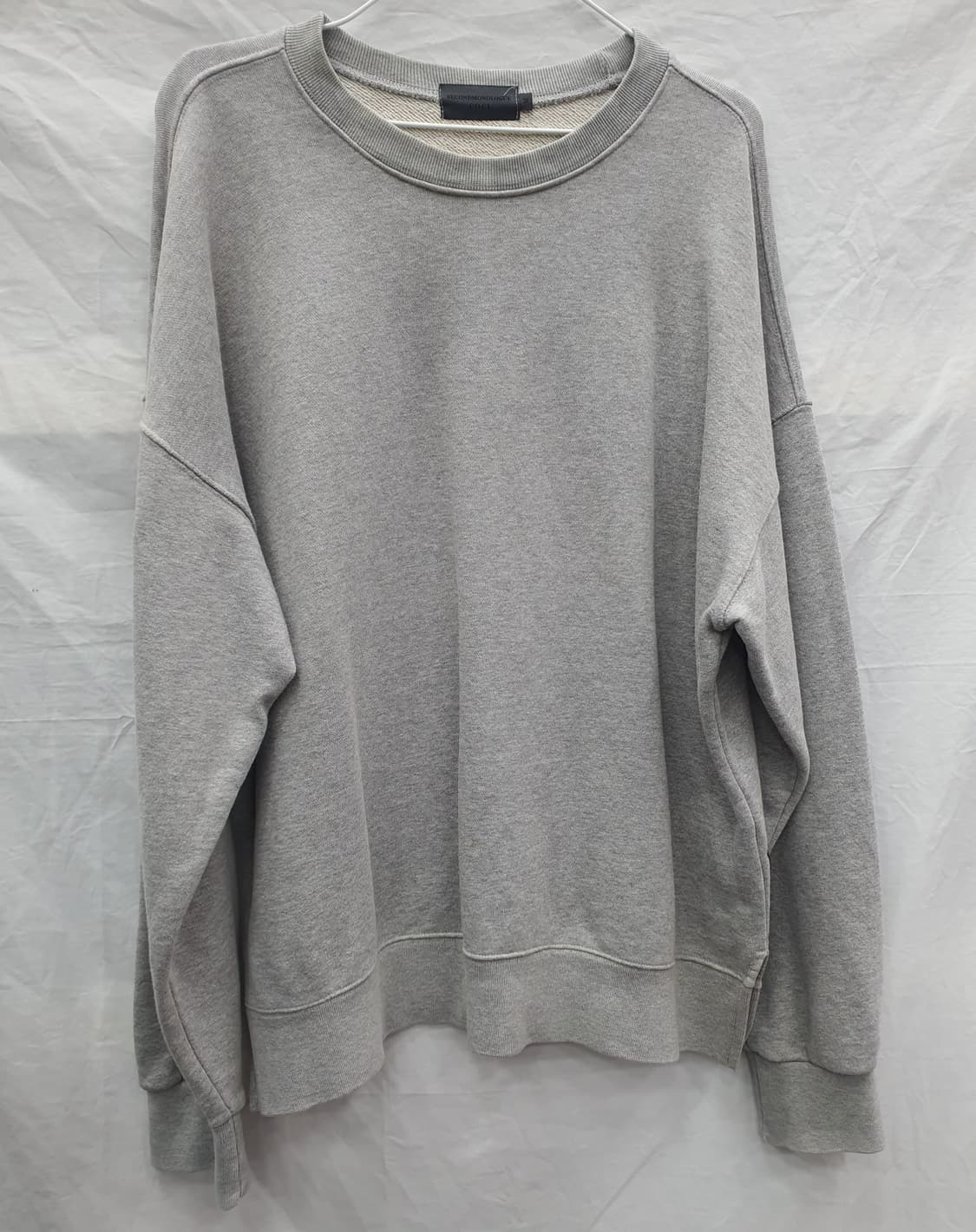 Second Monologue 회색 오버핏 맨투맨 M (105) 상품이미지3