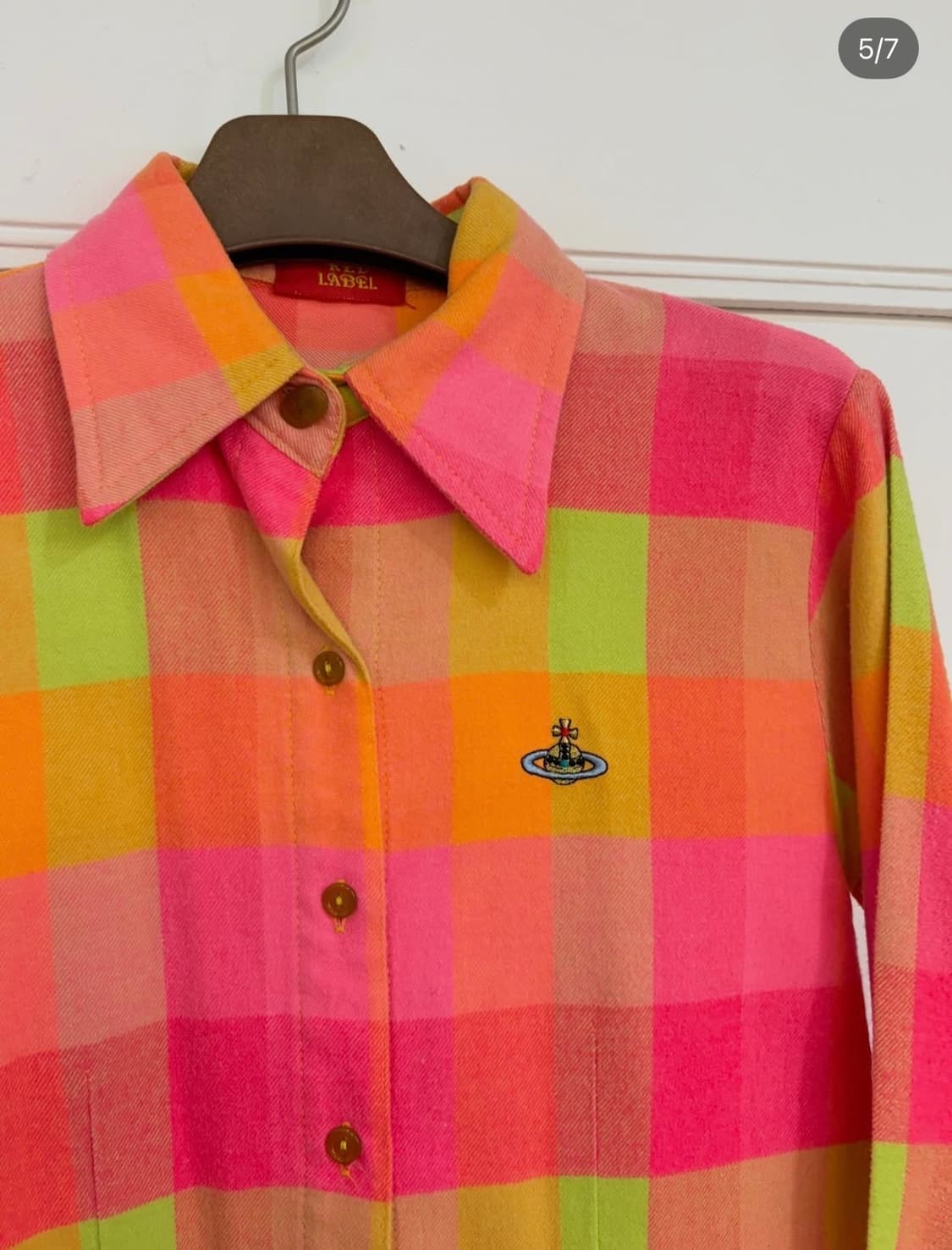 비비안웨스트우드 플란넬 셔츠 상품이미지4