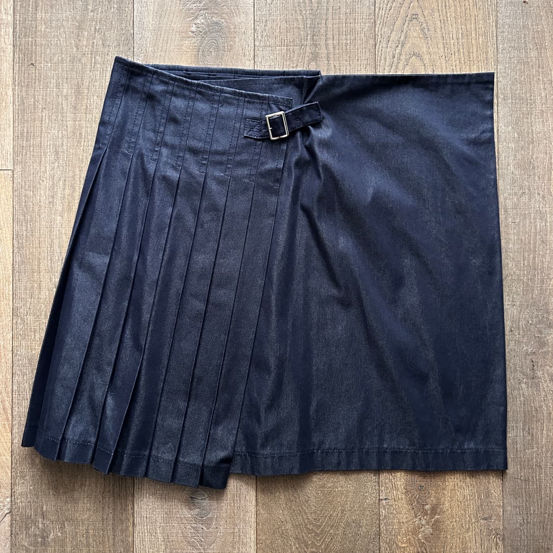 Denim Pleats Transformed Skirt 상품이미지6