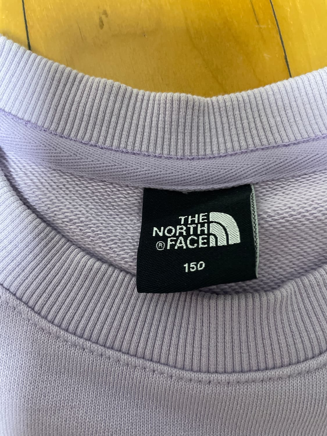 연보라색 노스페이스 맨투맨 150 상품이미지4