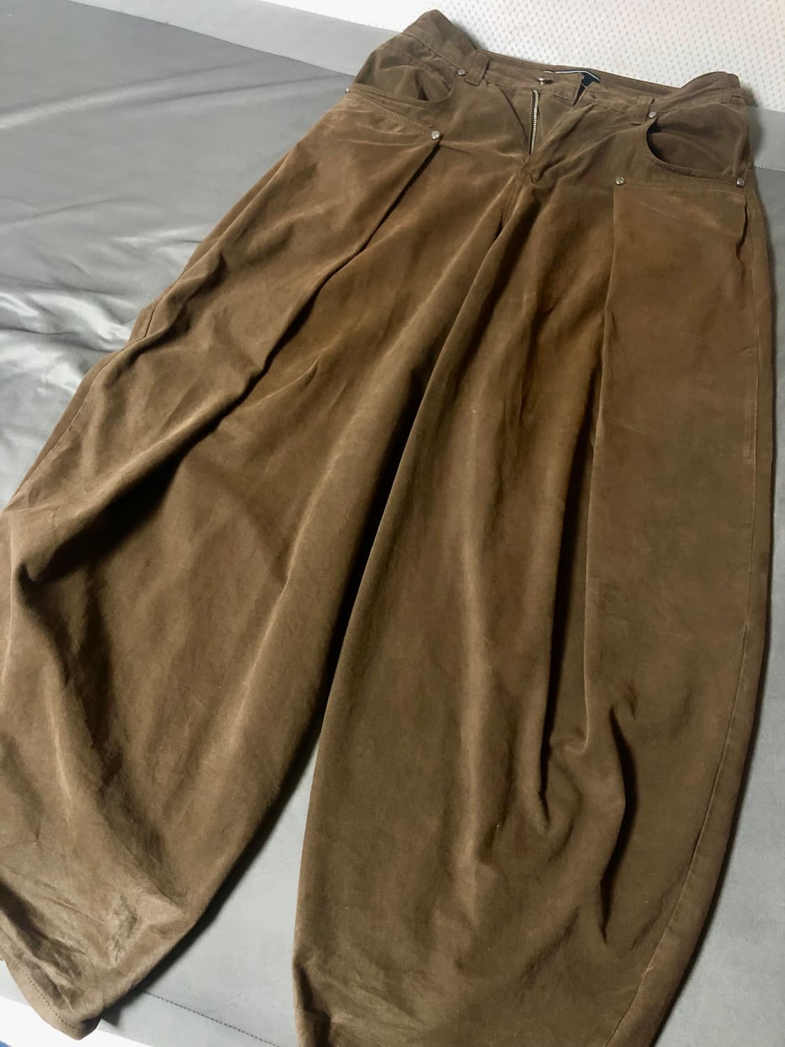 0) 아이돈 워너셀 벌룬팬츠 (브라운) 상품이미지1