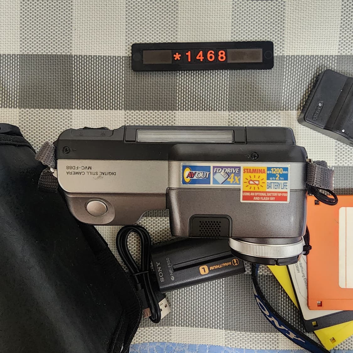 소니 핸디캠 MVC-FD 88 디스크맨 캠코더 가방세트 상품이미지2