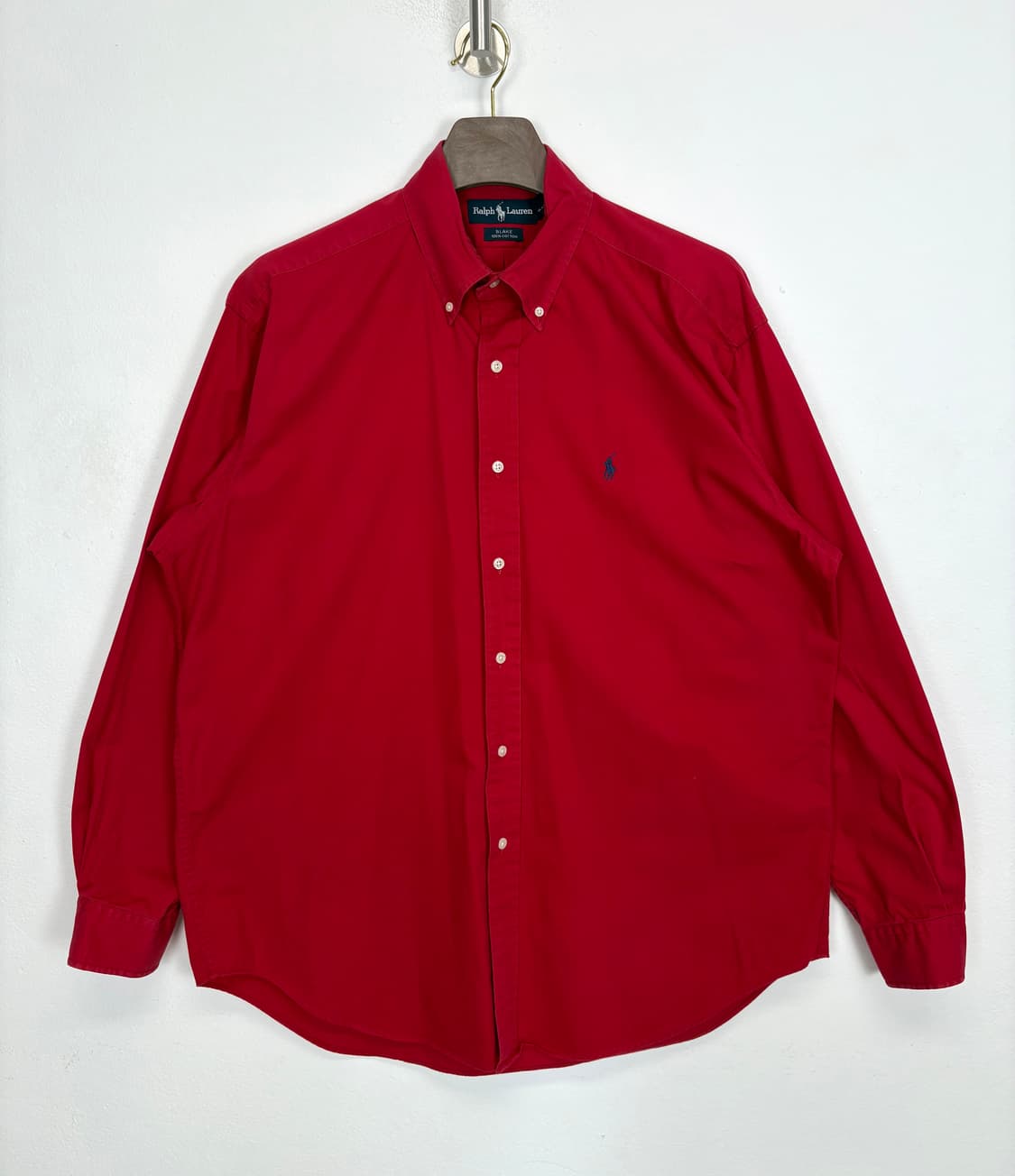[3XL]POLO 레드 긴팔 셔츠 상품이미지1