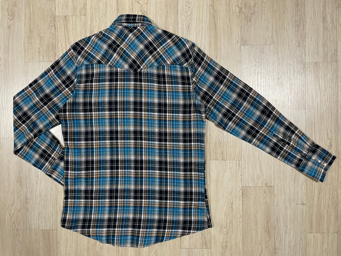 100) 90's 랭글러 플란넬 웨스턴셔츠(데드스탁)RRL&LVC&폴로 상품이미지2