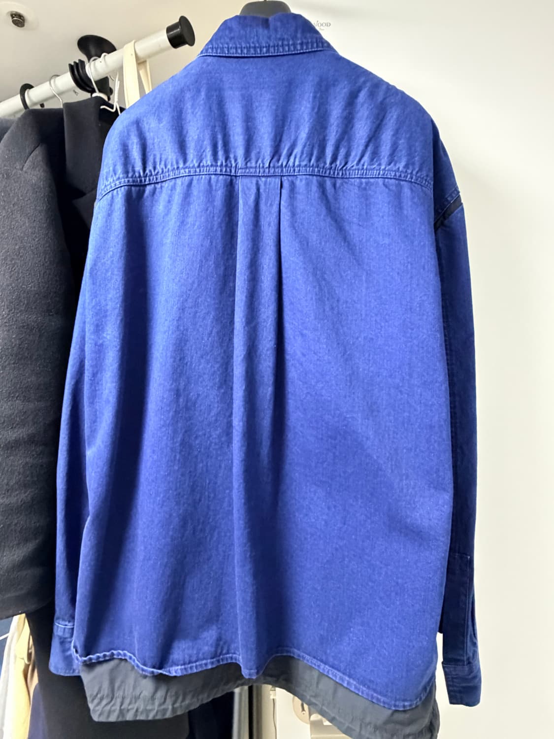 준지 2020fw 데님 레이어드 셔츠 상품이미지2