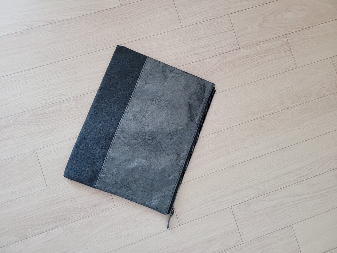 듀폰타이백 DuPont Tyvek 클러치백 블랙 상품이미지1