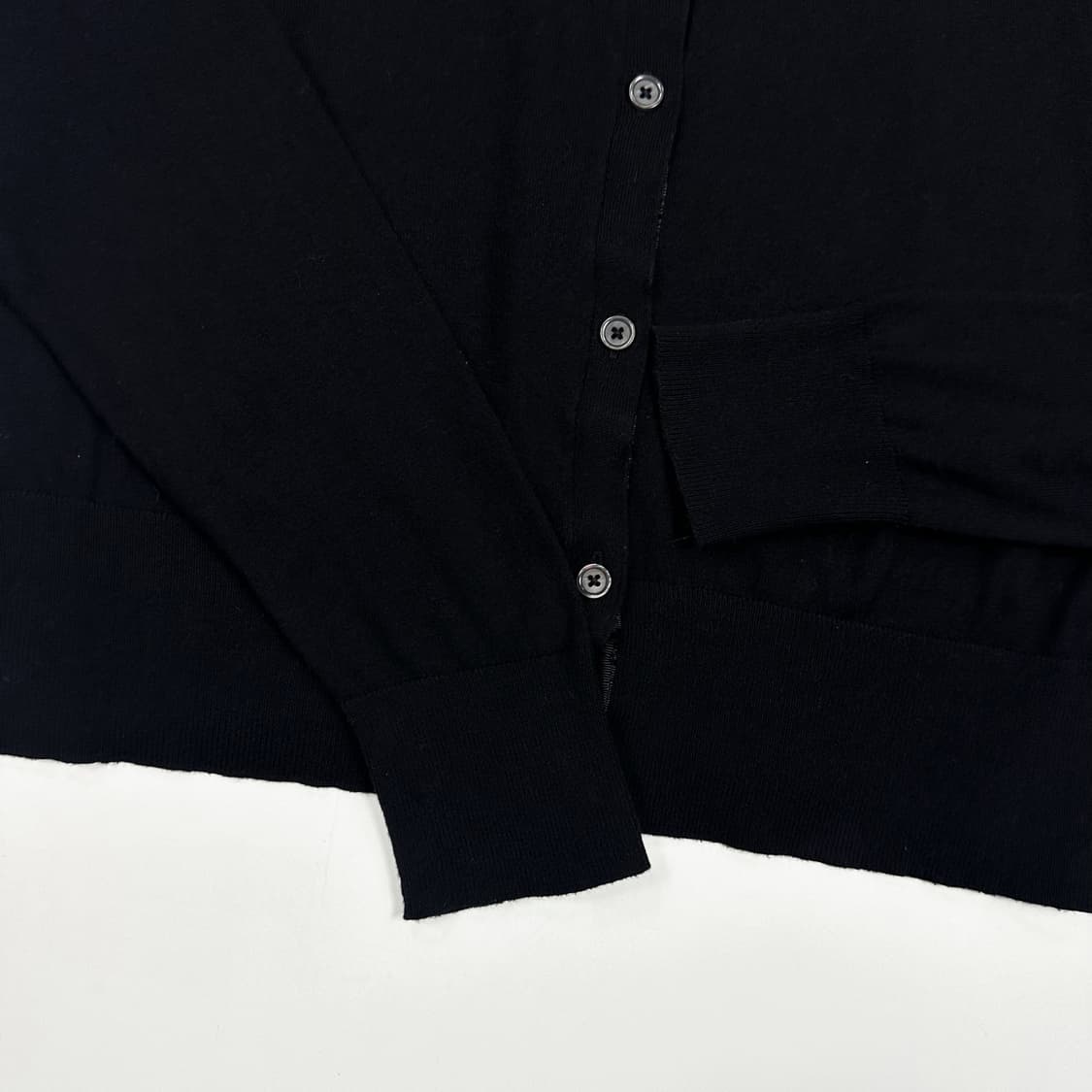 폴로 랄프로렌 여성 라운드넥 니트 가디건 블랙 여성XL 상품이미지4