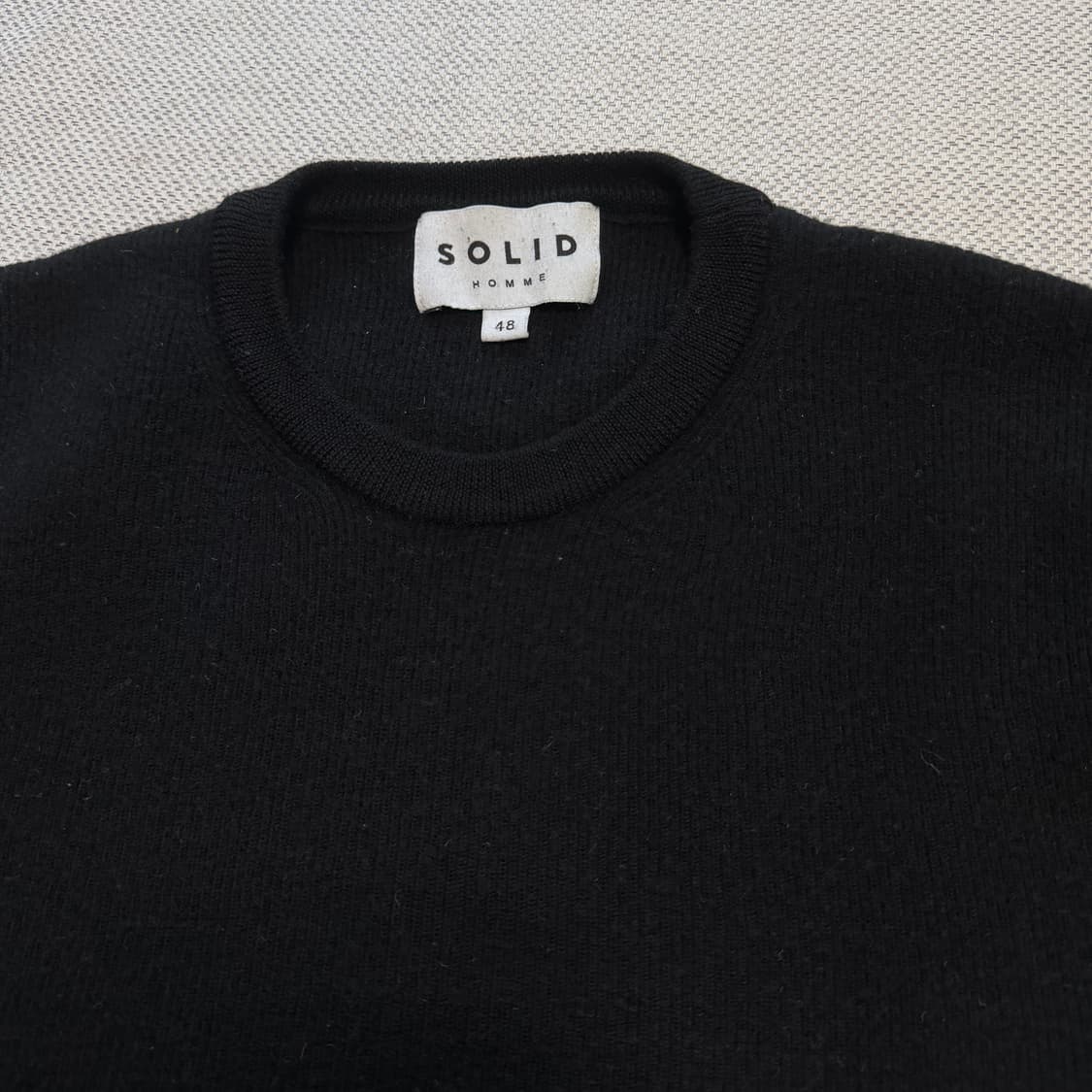 솔리드옴므 라운드 니트 상품이미지2