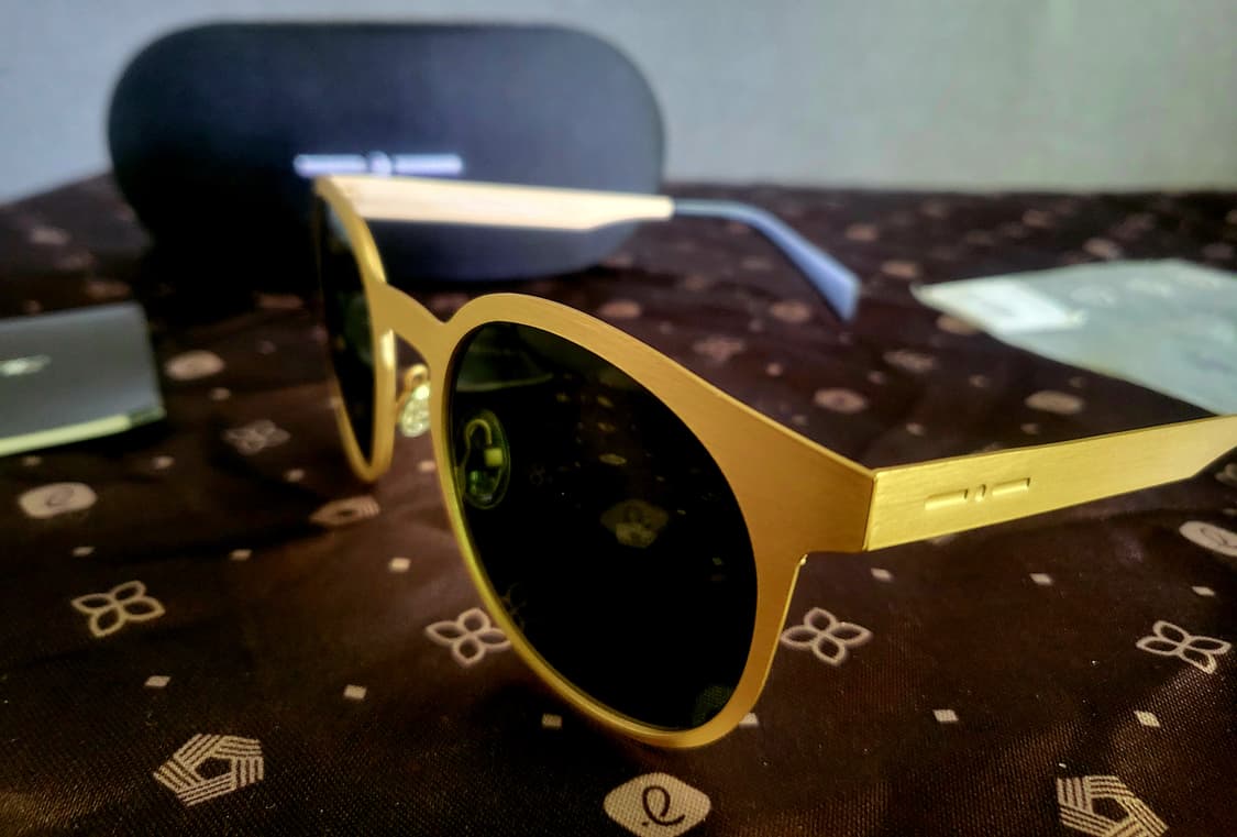 [미사용 새상품] -lNDEPENDENT 이탈리아 티타늄 선글라스 상품이미지1