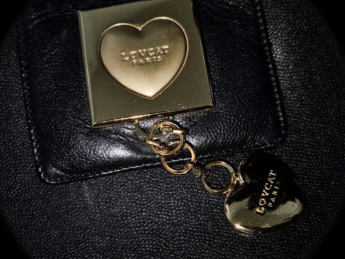 LOVCAT y2k Balck ♡ chain leather Bag 상품이미지2