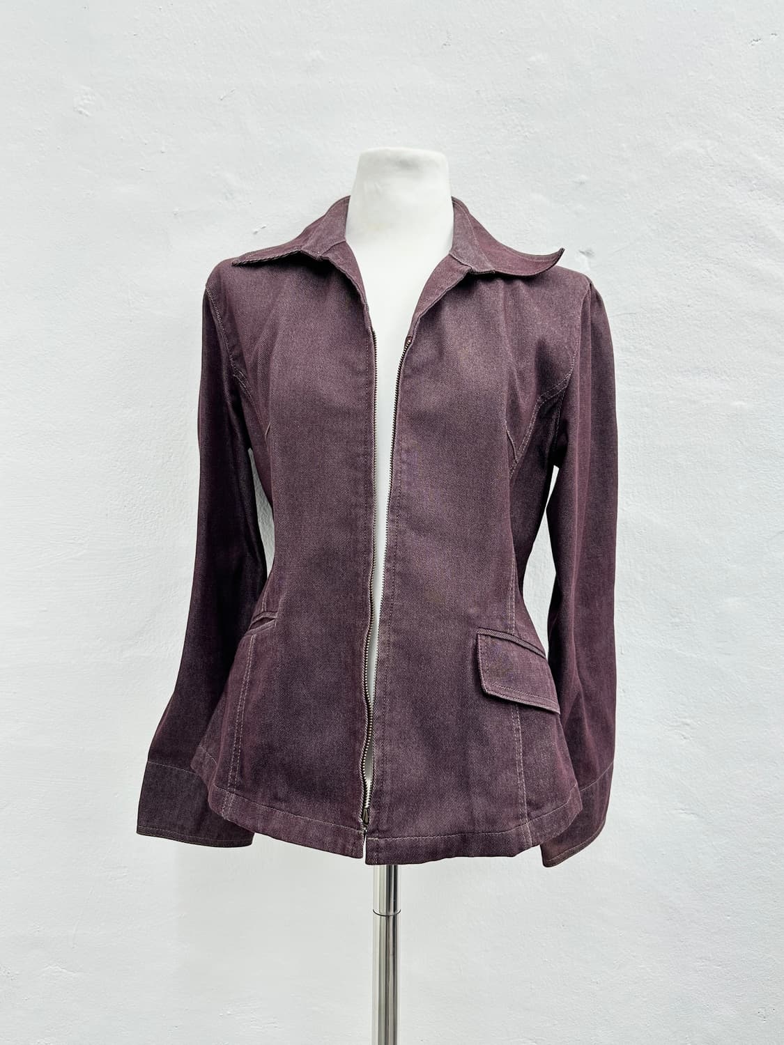 Comme Ca Ism wine zipper jacket 상품이미지1