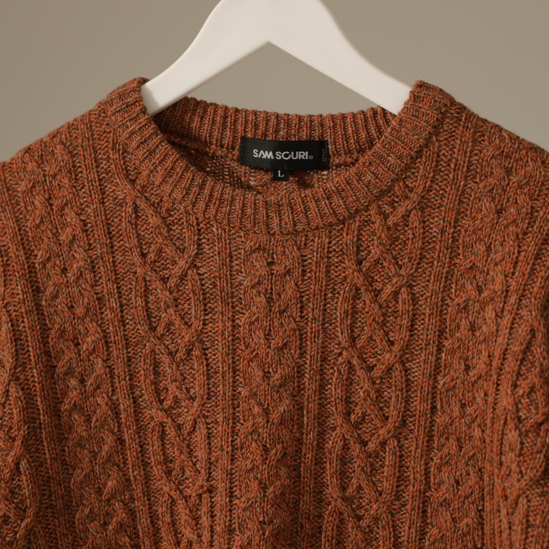 SAM SCURI 빈티지 케이블 니트 상품이미지3