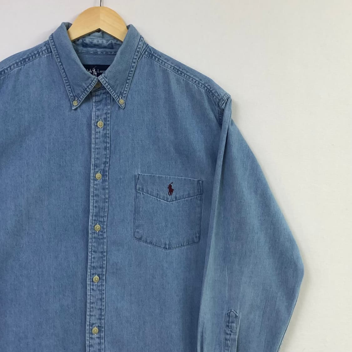 XL 폴로 데님 셔츠 상품이미지1