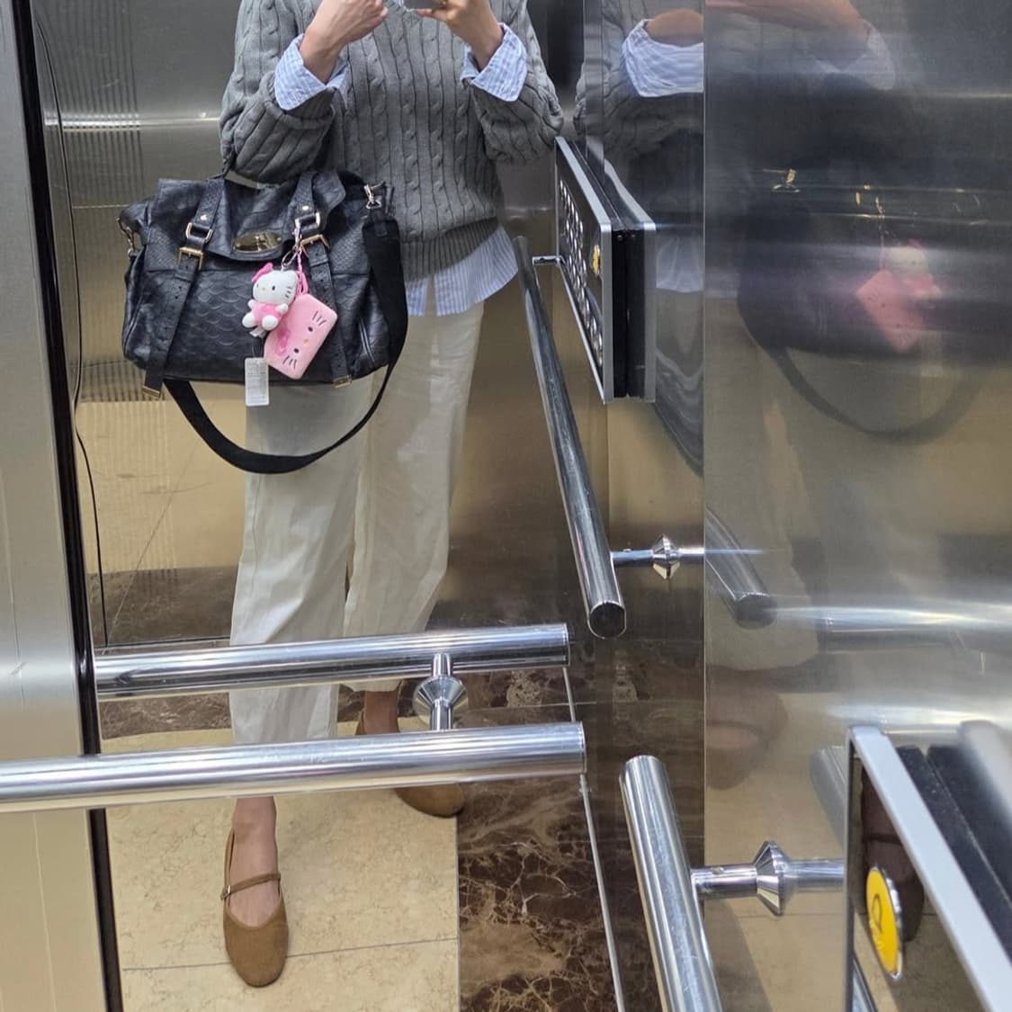 Mullberry 멀버리 정품 미드나잇네이비 금장 알렉사백 사첼백 토트백 상품이미지1