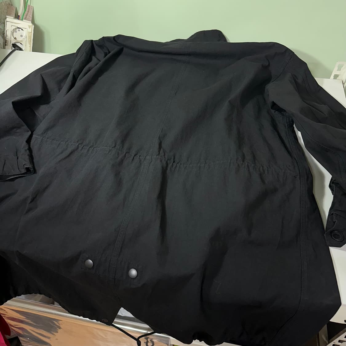 M-L 베이오프 오버핏 야상코튼 피쉬테일 야상자켓 상품이미지6