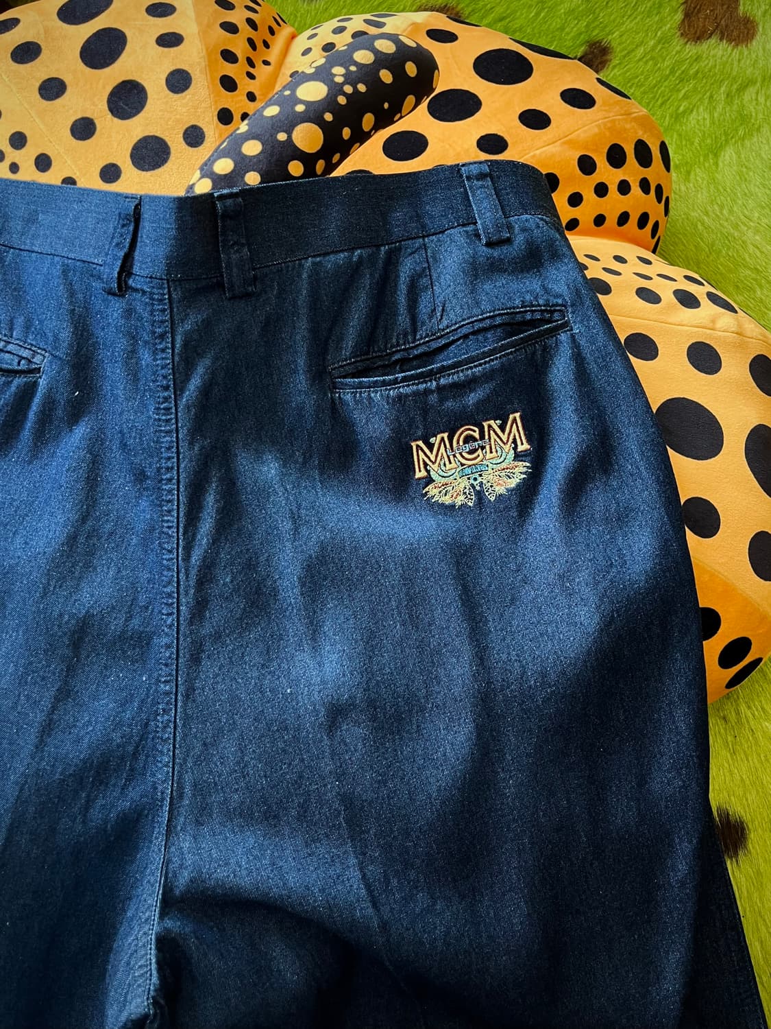 90s MCM Old 2-Tuck Denim Maxi Trouser 상품이미지9