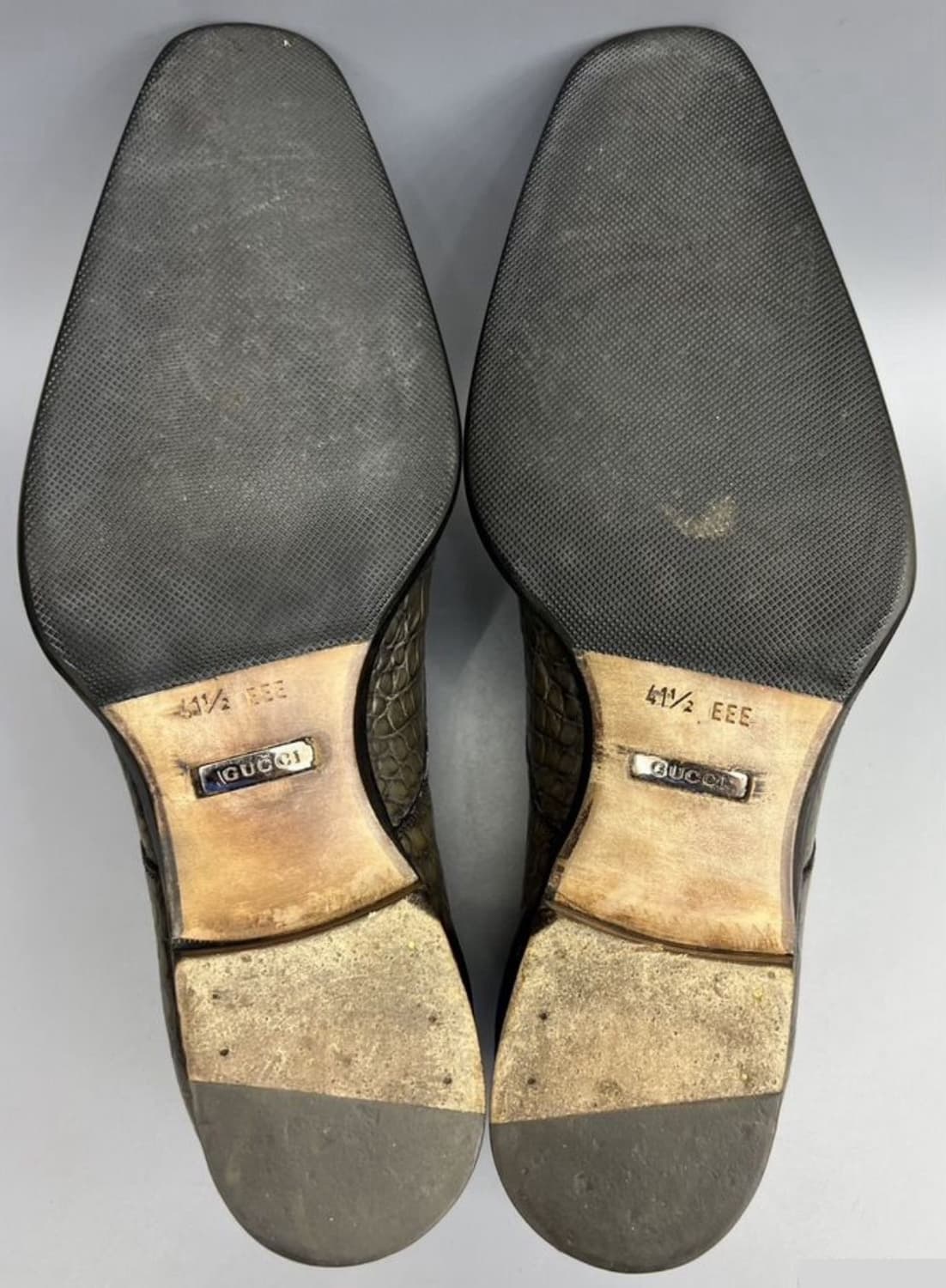 GUCCI 구찌 뭉크 슈트랩 슈즈(크로커다일 스킨-악어가죽)해외발송 상품이미지7