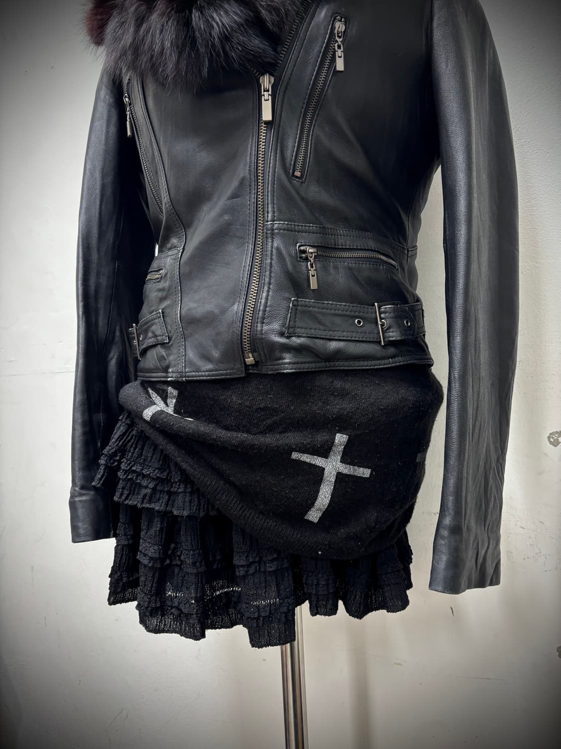  Robo Fox Fur Trimming SheepSkin Buckle  상품이미지5