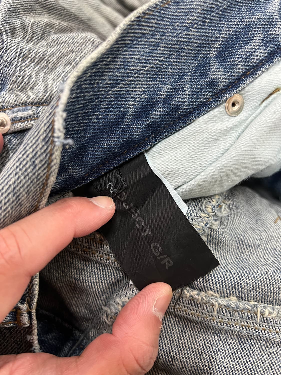 프로젝트gr 데님 반바지  상품이미지3