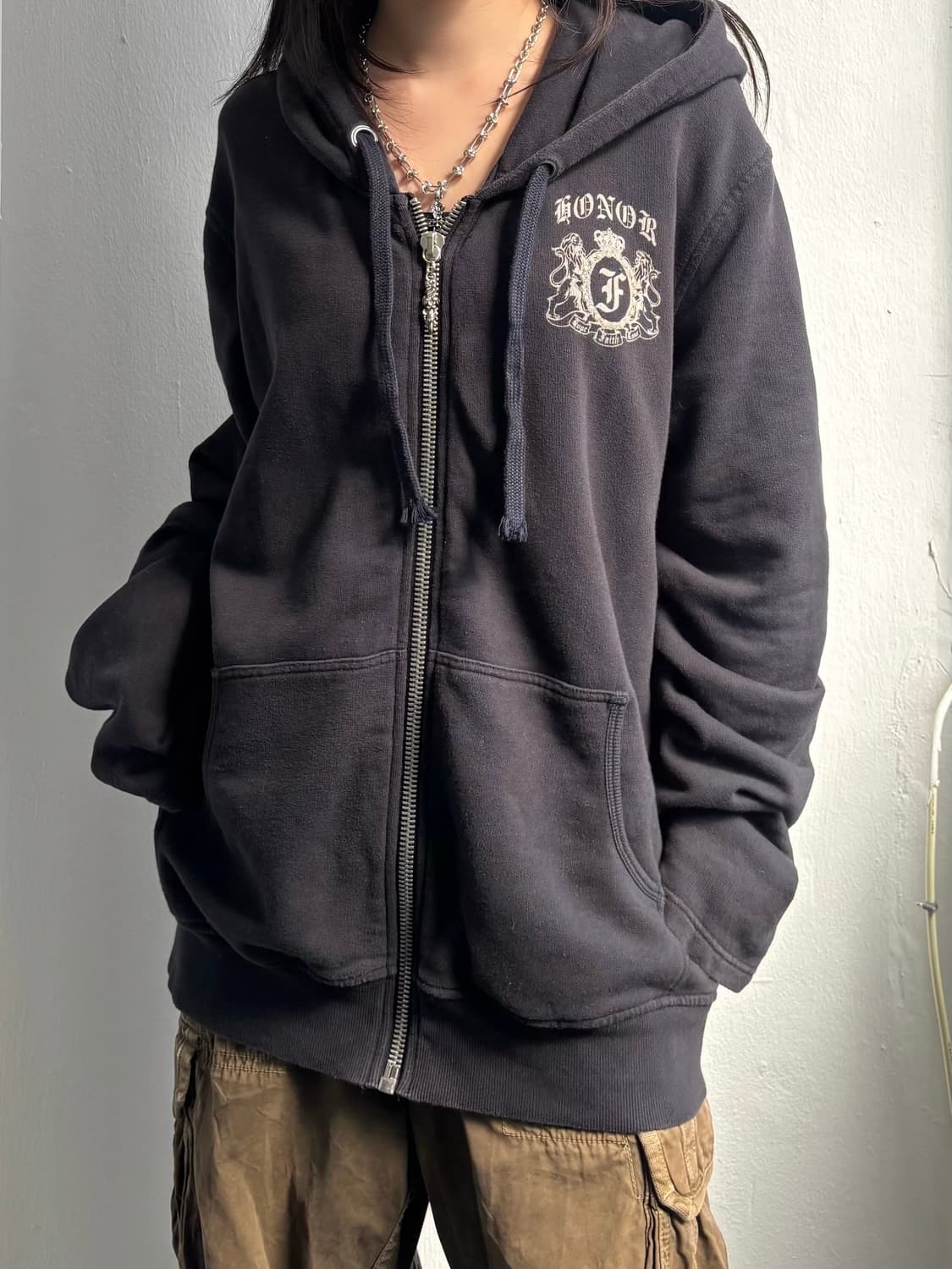Faith Connexion Graphic Hood Zip-Up 상품이미지3