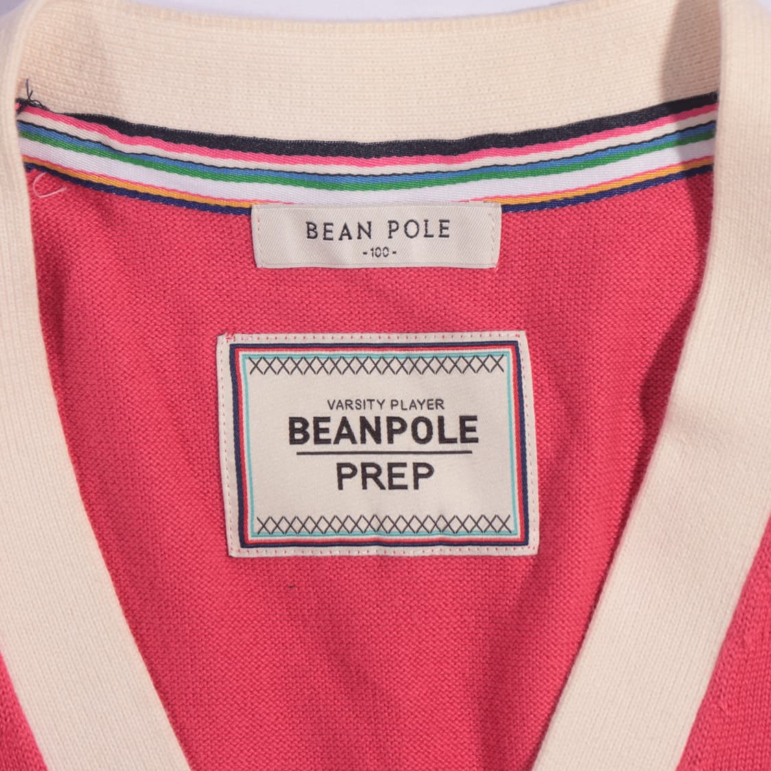 빈폴 자수로고 가디건 B102 상품이미지2