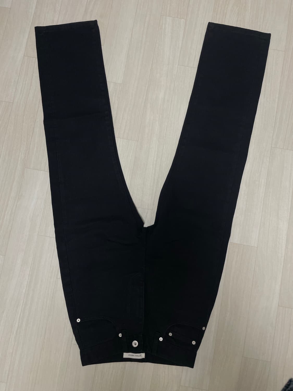 낫띵리튼 보이프렌드 데님(블랙S) 상품이미지2